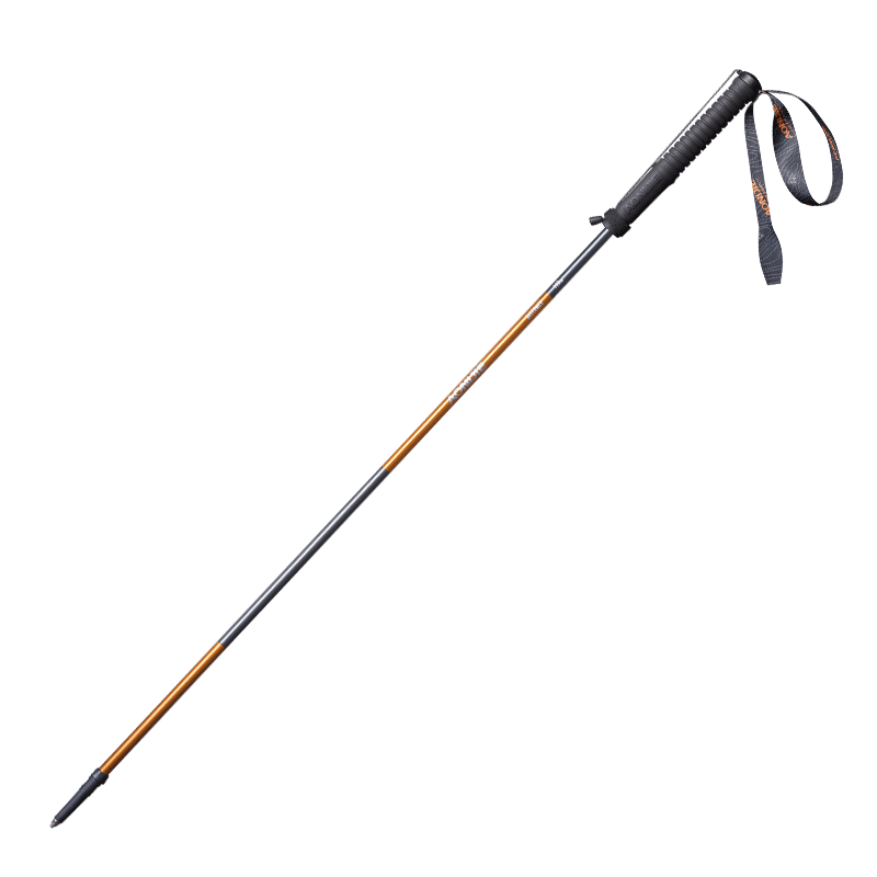 奥尼捷碳素铝合金越野跑步登山杖超轻超短户外手杖行山杖四节折叠