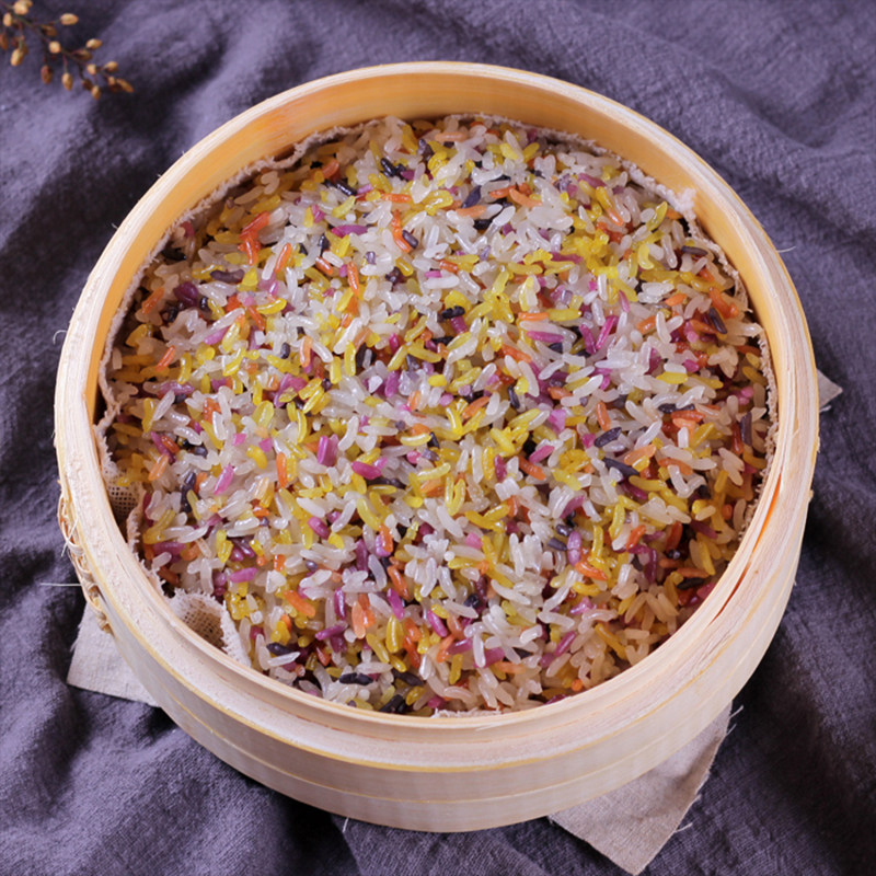 米饭云南罗平特产五色米布依族手工植物染色五彩糯米