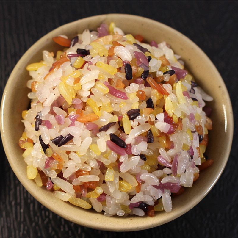 米饭云南罗平特产五色米布依族手工植物染色五彩糯米