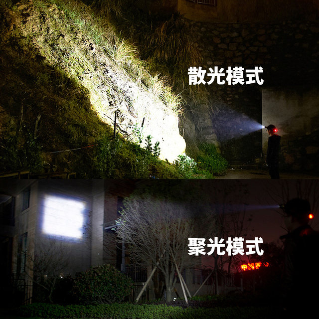 LED super bright charge 3000 head wearing lithium electric T6 flashlight fishing night fishing rice strong headlight zoom light LED super bright charge 3000 head wearing lithium electric T6 flashlight fishing night fishing rice strong headlight zoom light