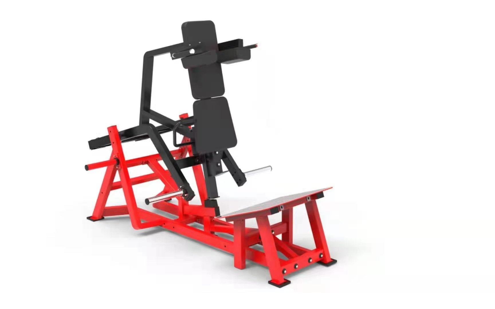 专业45度倒蹬机商用哈克深蹲健身房腿部臀部综合力量训练器械综合型