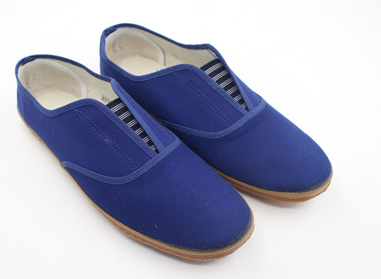 布鞋胶鞋春秋工作牛筋懒人一脚脚蹬民工夹板解放鞋