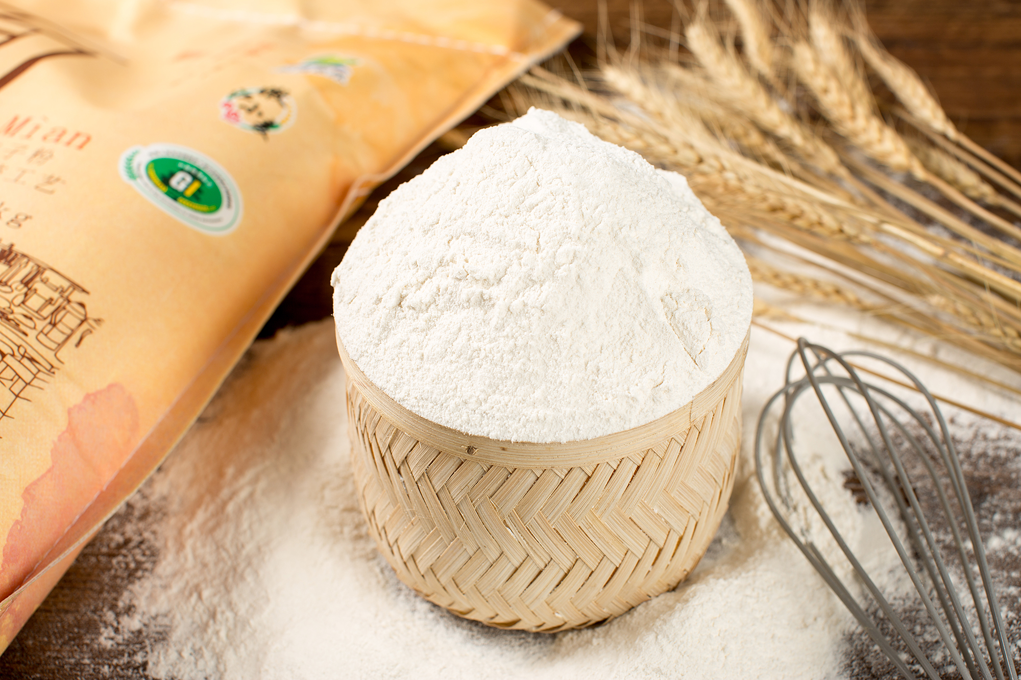 北禹丰饺子粉10斤无添加原生态饺子面条馄饨家用中筋面粉小麦粉