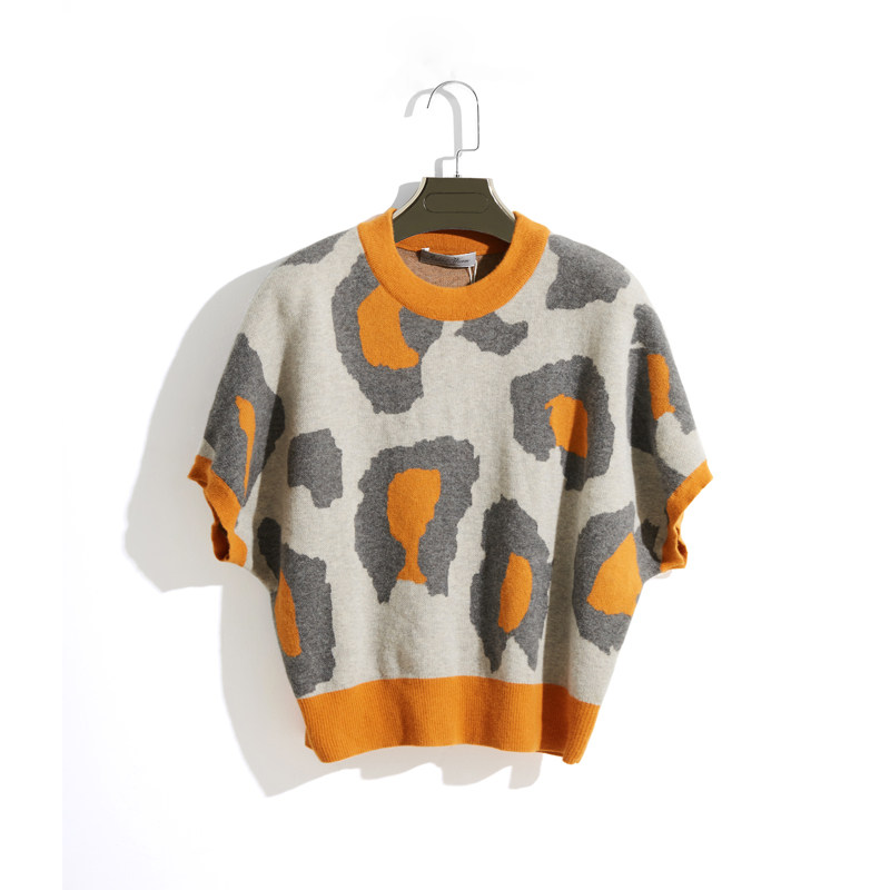 rabbit-warm 蕾沃尔纯兔绒新款 短款 毛针织衫 宽松女上衣 - 爱购网