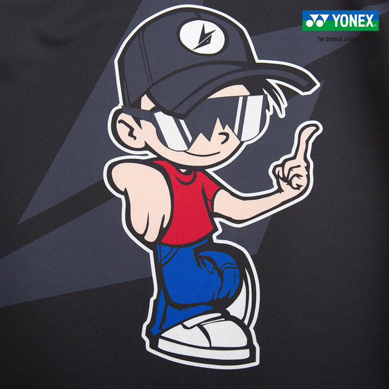 羽毛球官网yonex尤尼克斯林丹10028ld文化衫休闲运动羽毛球服