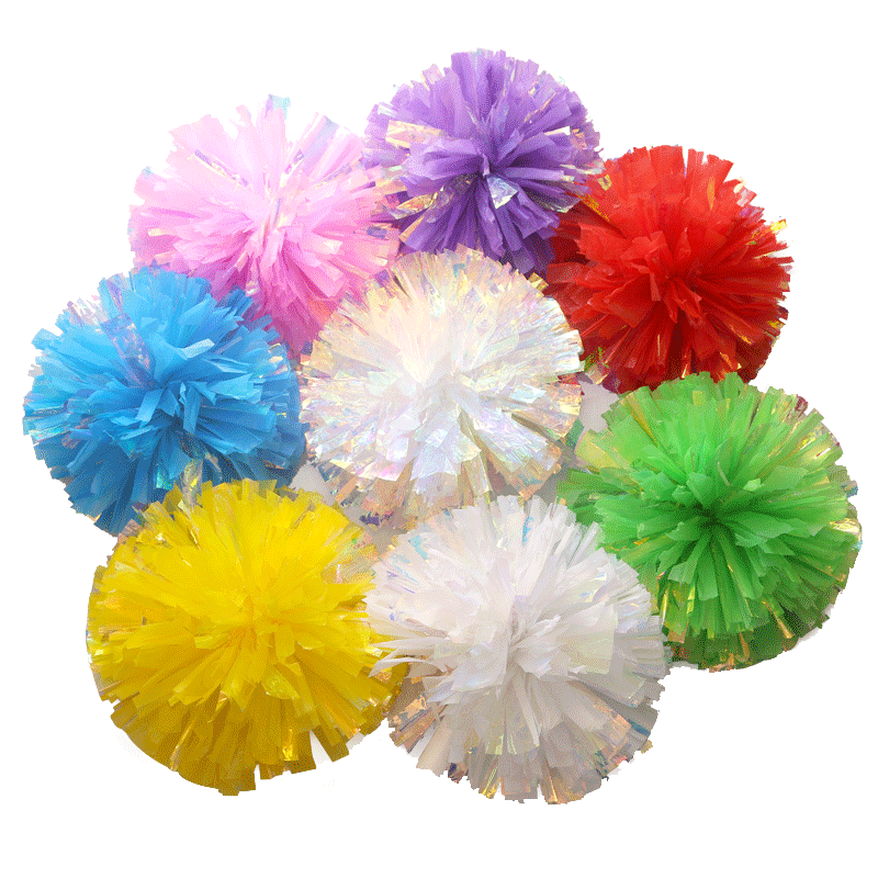 拉拉花球啦啦队手拿花舞舞蹈道具广场彩球跳舞啦啦队彩球