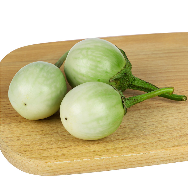 茄子新鲜圆茄500g大圆泰国东南亚食材幼茄咖喱其它