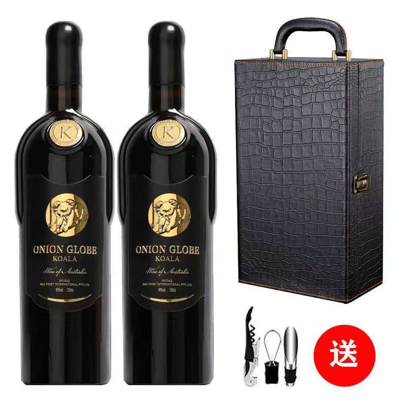 澳洲进口16度考拉干红葡萄酒整箱礼盒装扫码价6999元节日送礼红酒-mc