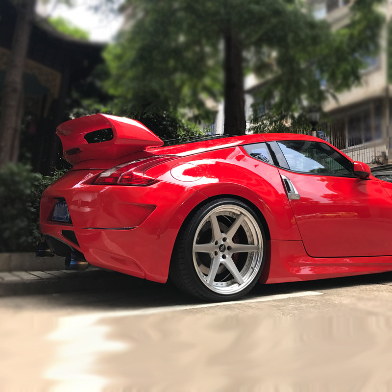 适用日产370z改装amusez34汽车碳纤维gt尾翼尾翼