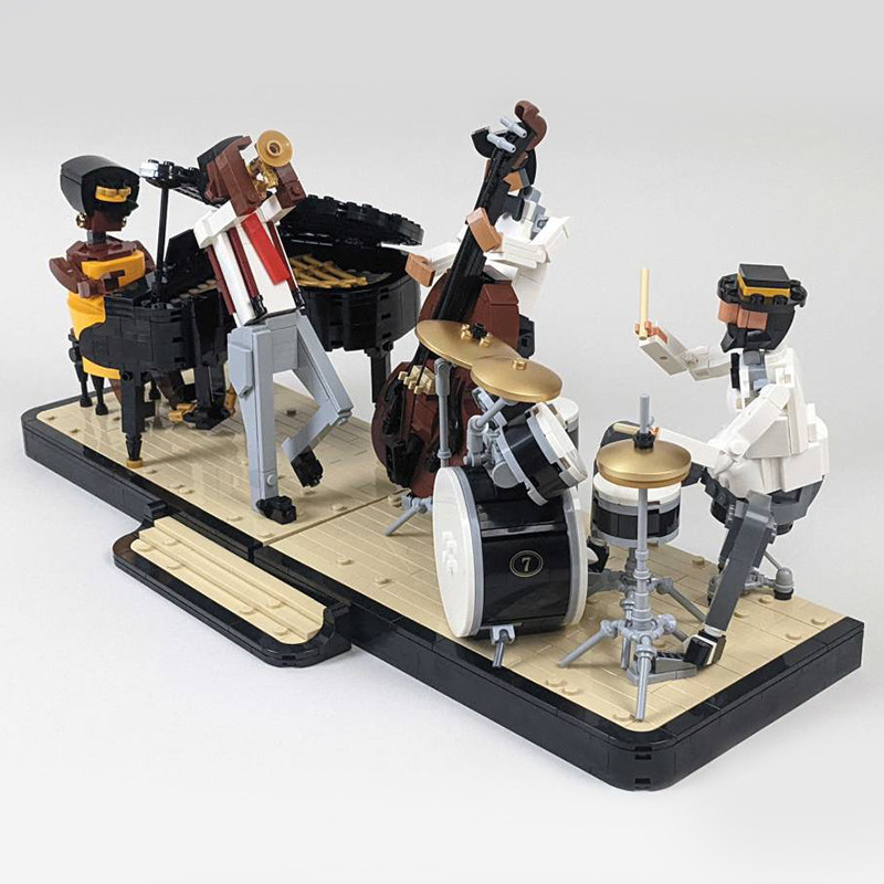lego乐高21334爵士四重奏爵士乐队宝宝益智拼装积木礼物新款