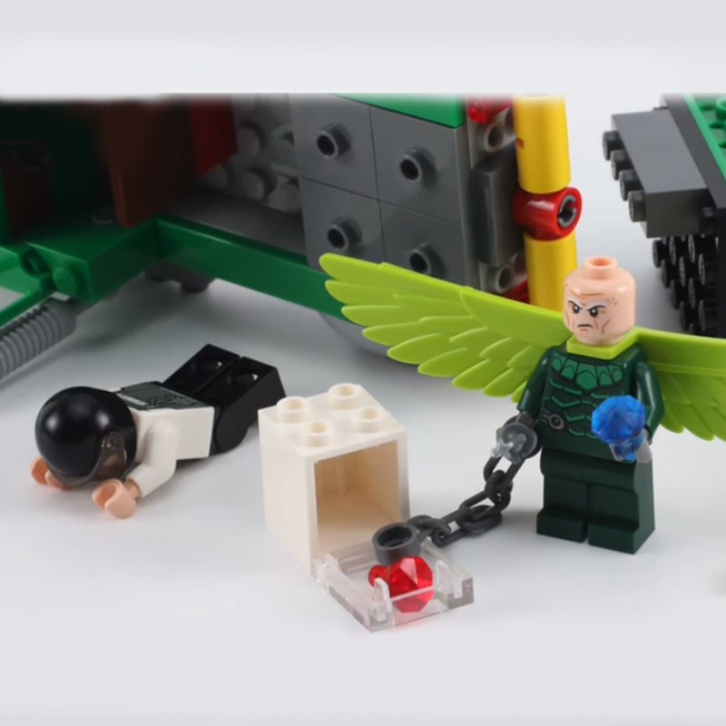 lego乐高拼装积木76147超级英雄系列蜘蛛侠秃鹫塑料积木