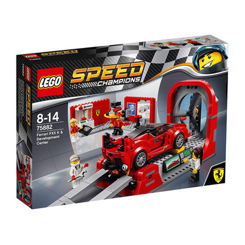 lego乐高75882超级赛车法拉利fxxk跑车风洞实验中心塑料积木