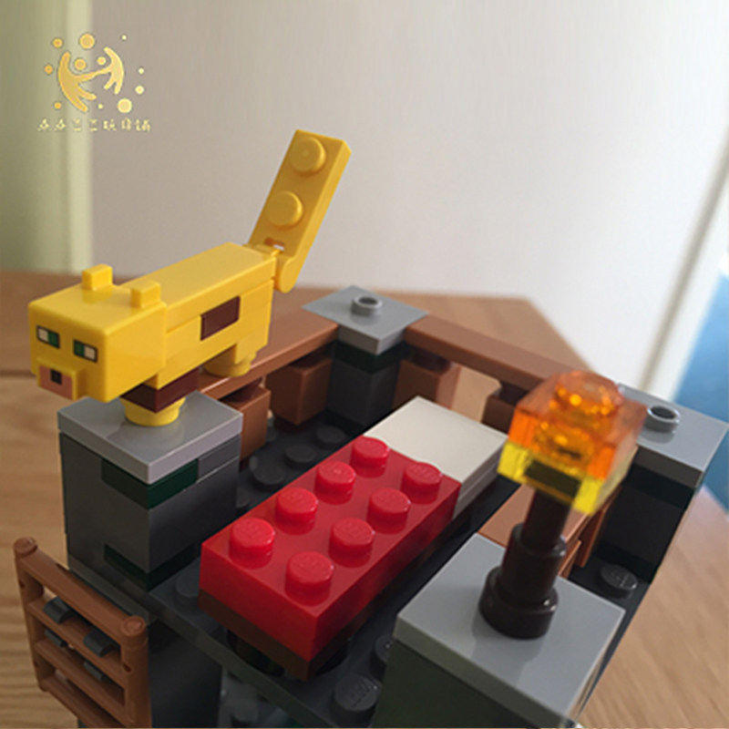lego乐高积木我的世界系列21158熊猫基地男孩子塑料积木