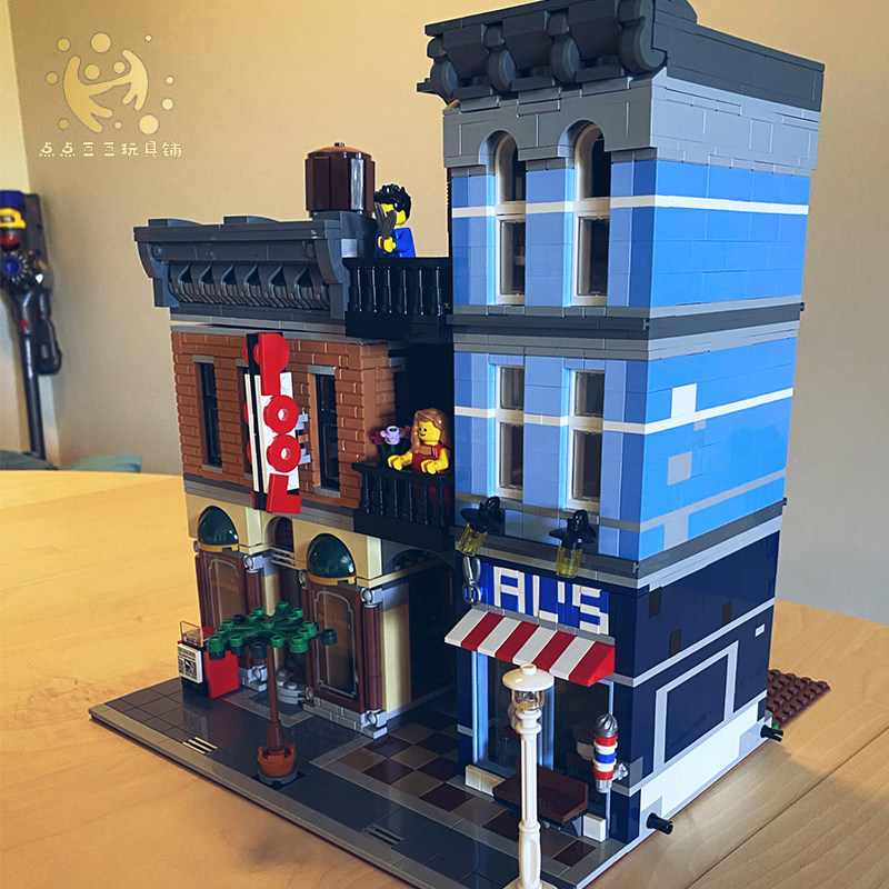 lego乐高积木玩具10246创意限量版街景系列侦探社