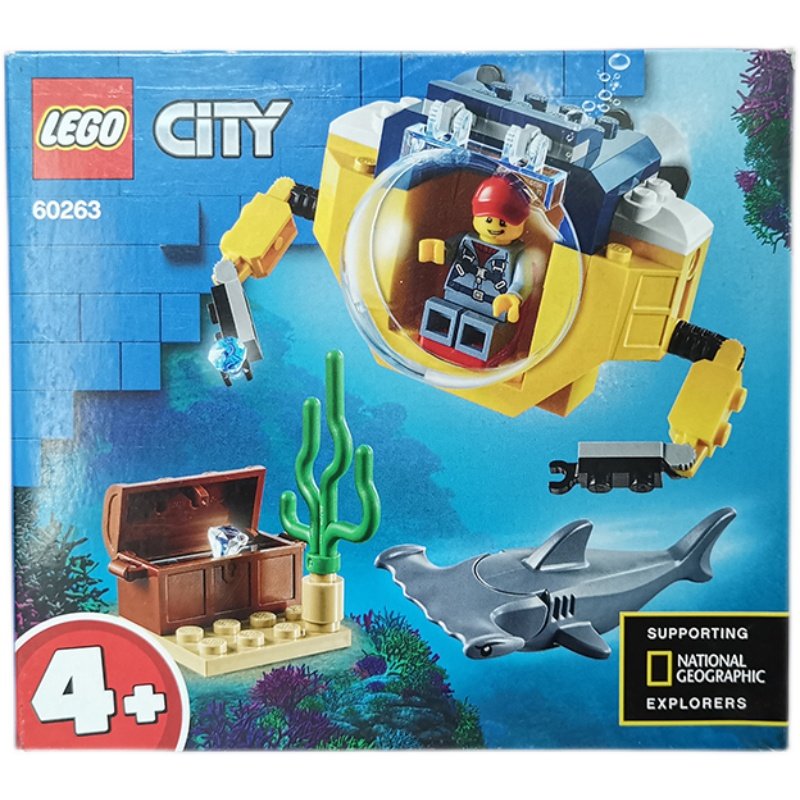 乐高lego60263迷你海洋潜艇积木拼插玩具城市建构