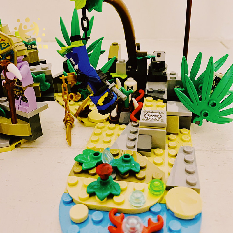 新品乐高lego幻影忍者守护者村庄71747拼插积木塑料积木