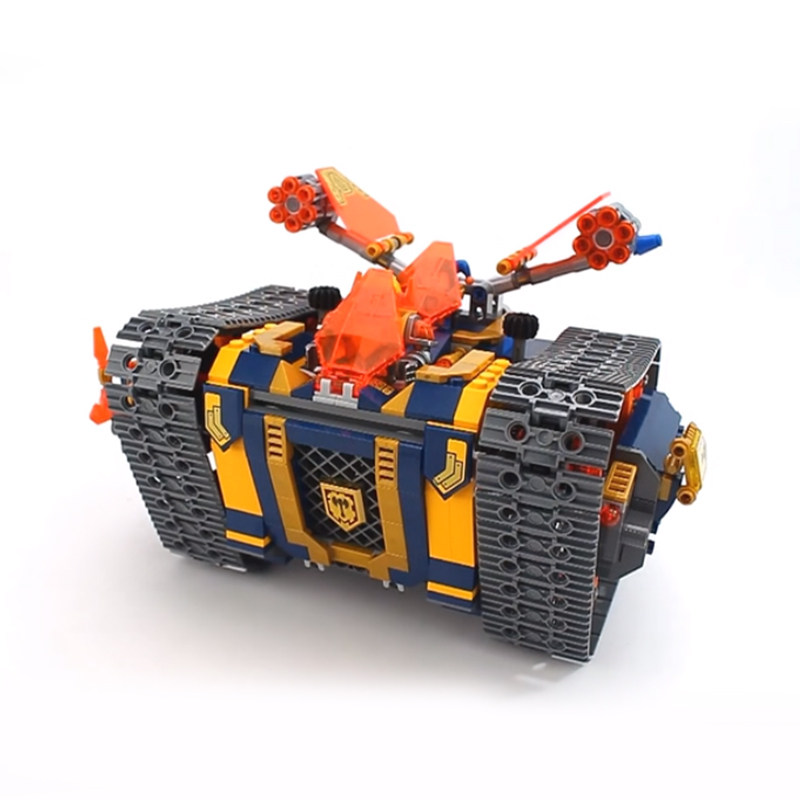 乐高72006未来骑士团艾克索的重武武装移动履带车建构