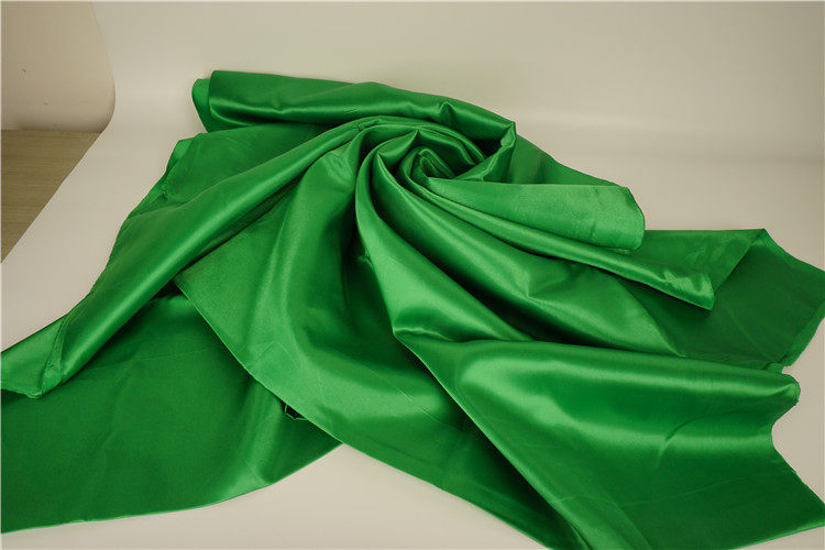 绿色布料绸缎面料色色丁布料手工diycos服装海绵垫