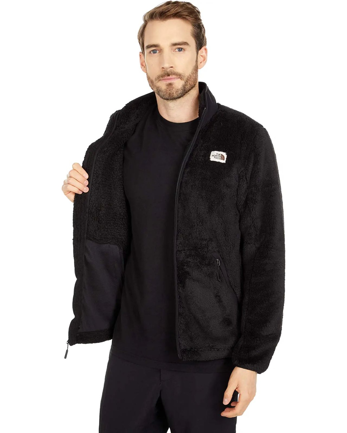 海淘现货The North Face Campshire Full Zip 男款毛猴保暖抓绒衣