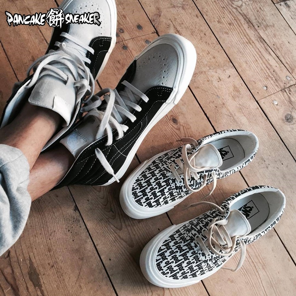 vansfogfearofgodera初代联名满印低黑白运动休闲鞋