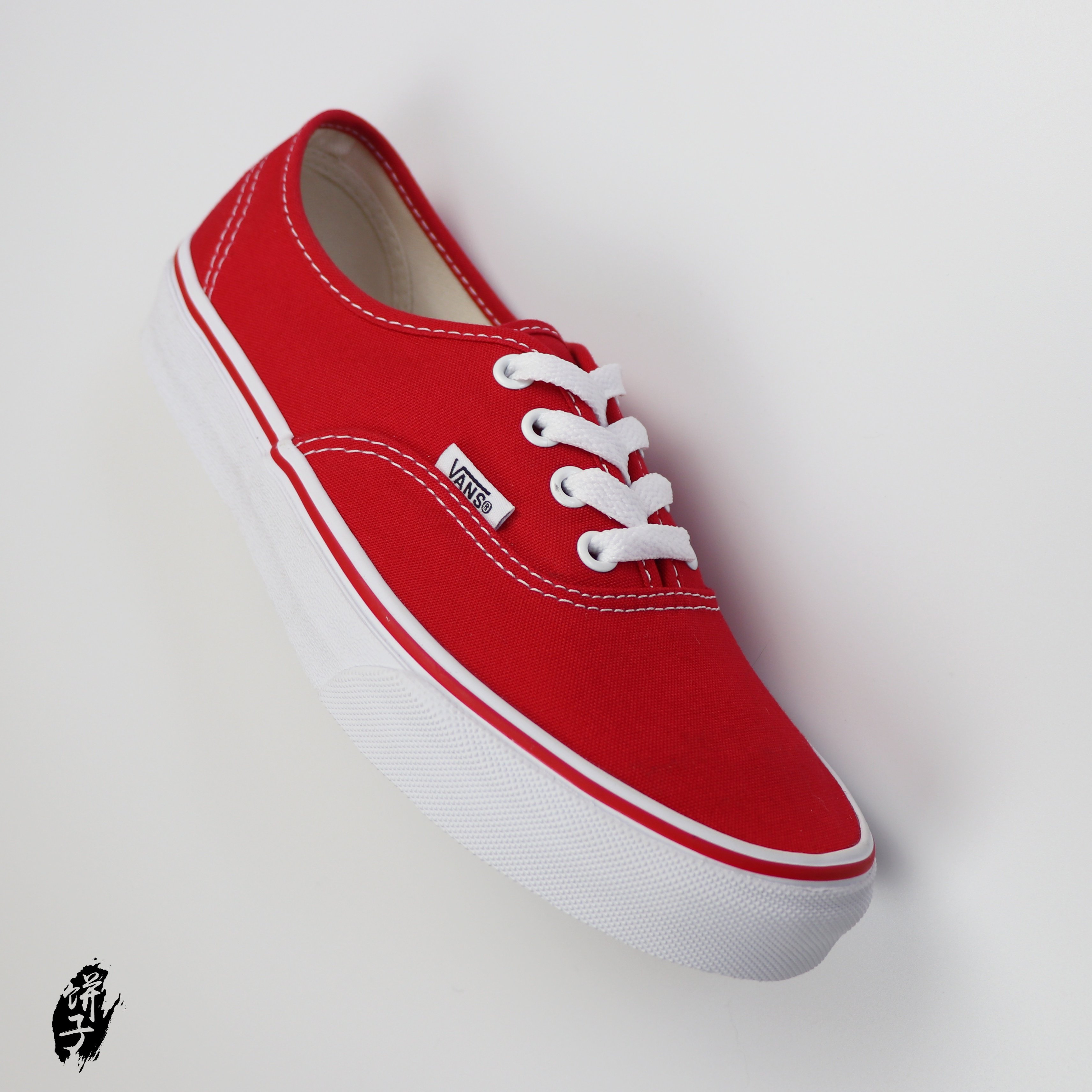 vansauthentic红白红色经典男鞋女鞋滑板休闲鞋帆布布鞋板鞋