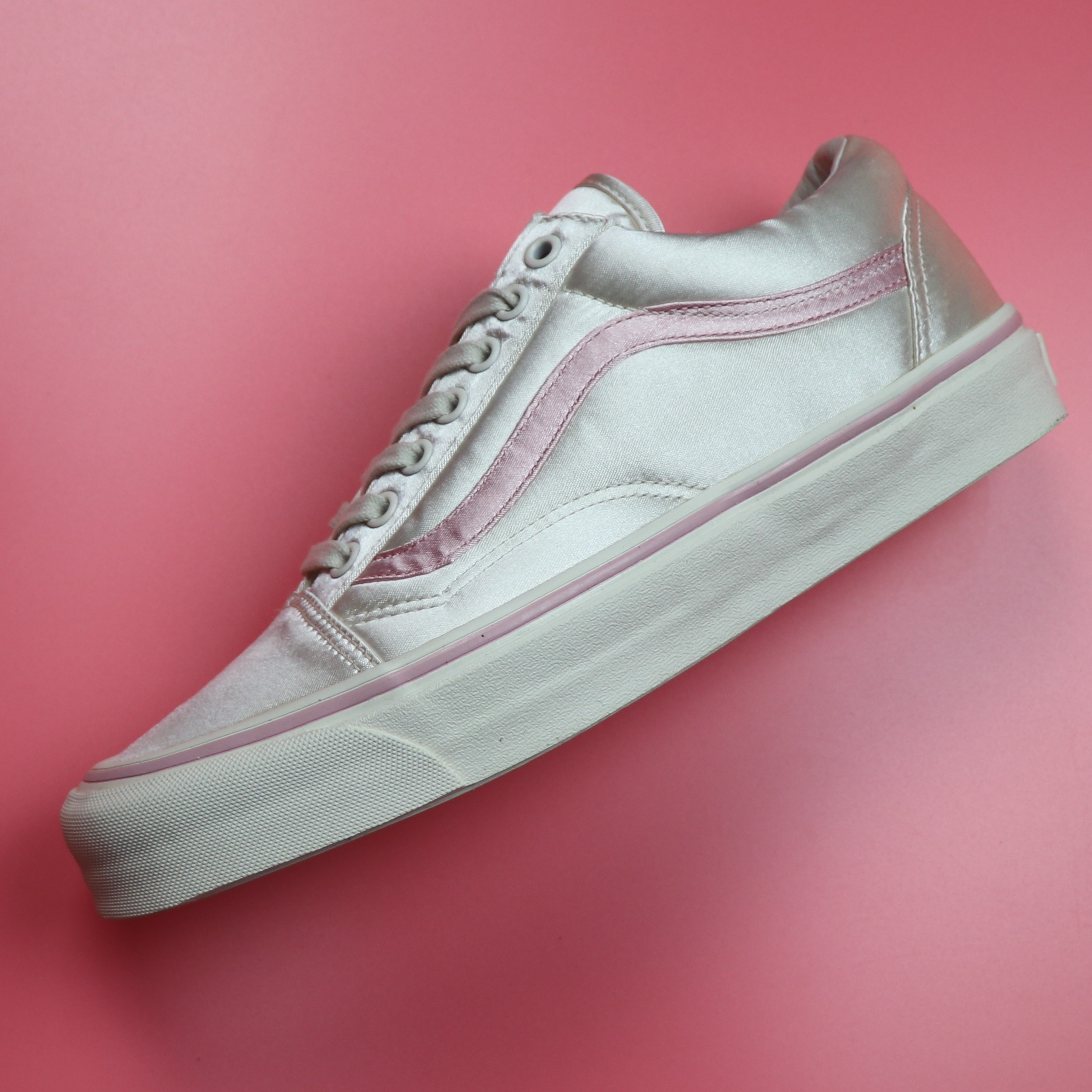 vans opening ceremony vault old skool og联名粉色丝绸男鞋女鞋