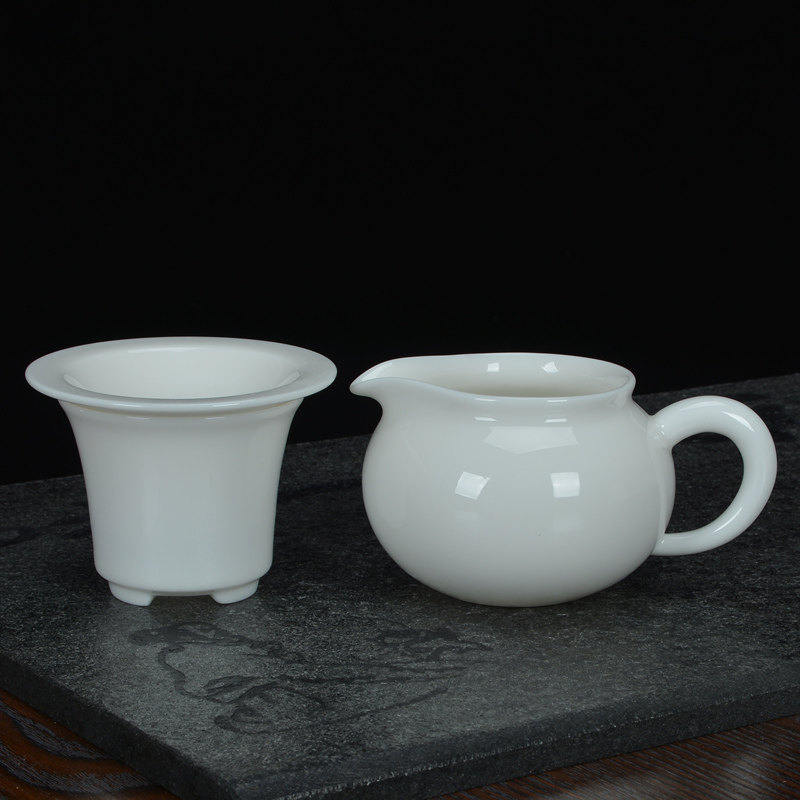 公道杯汝窑开片冰裂大号公杯茶海分茶器功夫茶具陶瓷龙泉青瓷汝瓷