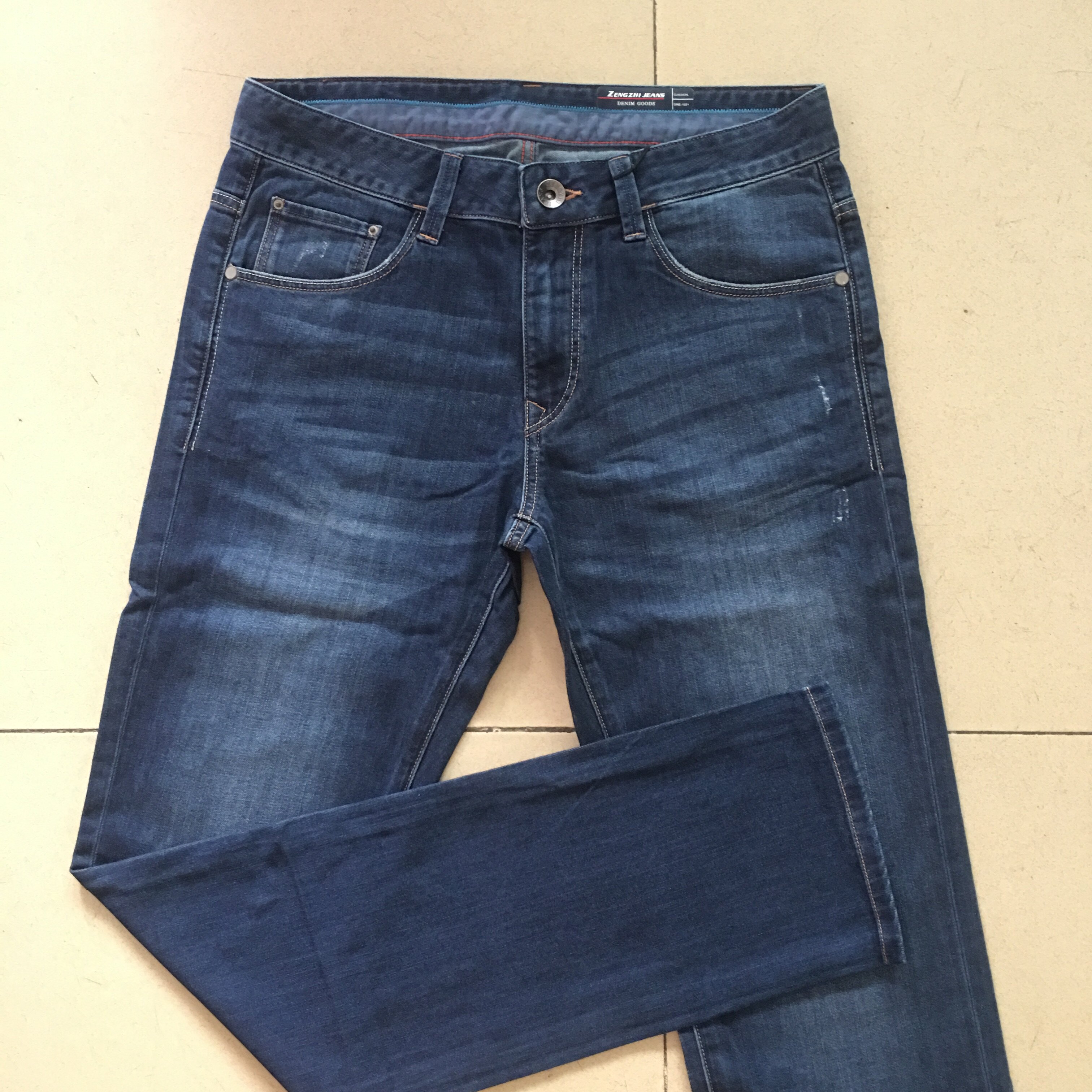 增致牛仔男裤正品2022春夏款中腰增男装牛仔无弹力牛仔裤