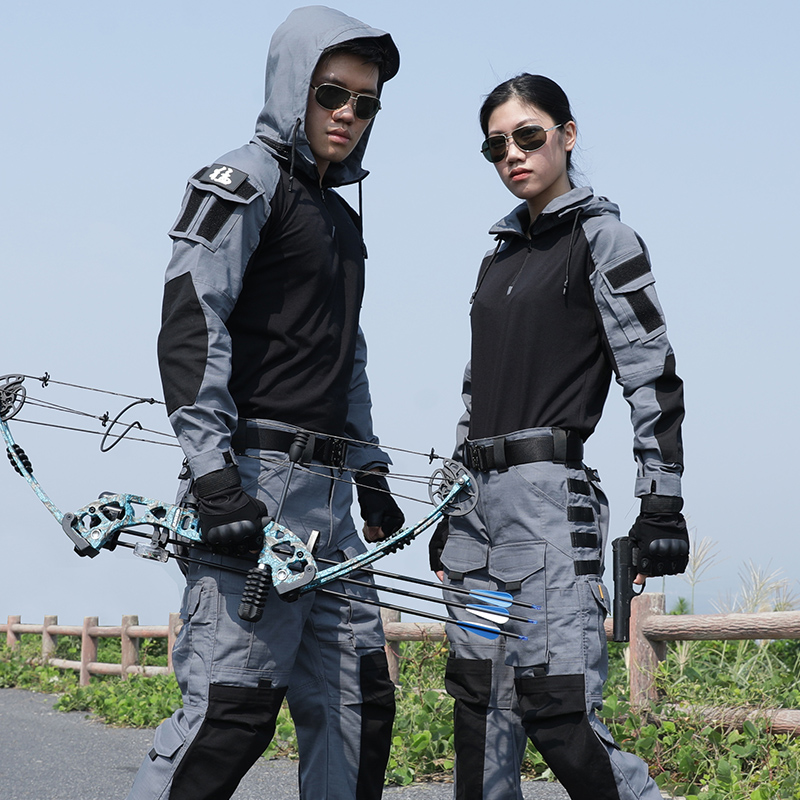 户外春秋迷彩服套装男G3突袭者龙甲蛙服教官野战耐磨女军迷战术服