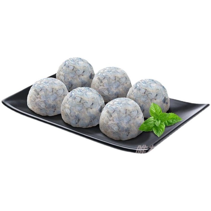 新品榴莲黑虎虾滑160g手打包心青虾滑满99包邮火锅食材新鲜