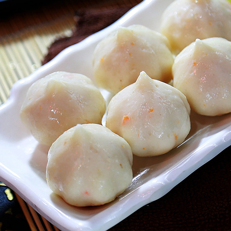 丸子蟹黄6斤装2斤3包海鲜蟹仔蟹粉包火锅豆捞鱼丸