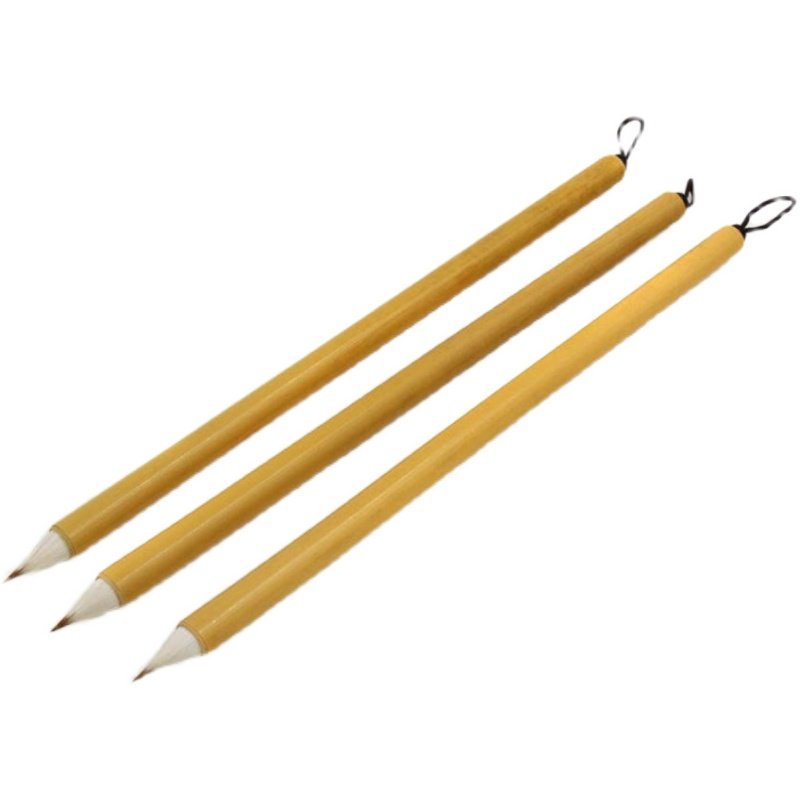 毛笔古法笔头短锋临摹毛笔头蒜头小楷狼毫唐鸡距毛笔