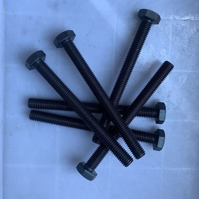 六角高强度88级加长牙外螺栓螺丝m10m12m14m20m18m16角头螺栓