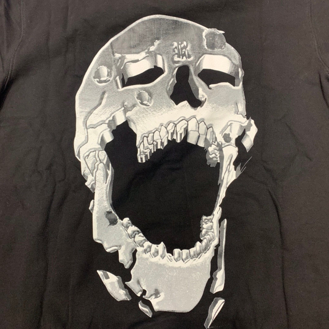 revengebullettee旧金金属弹孔骷髅字母rapper同款连卫衣