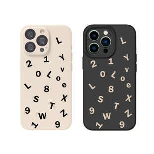 520情侣字母重大意义纪念日手机壳14promax适用于苹果15软壳17生日13pro小众16液态13艺术17pro时尚高级安卓