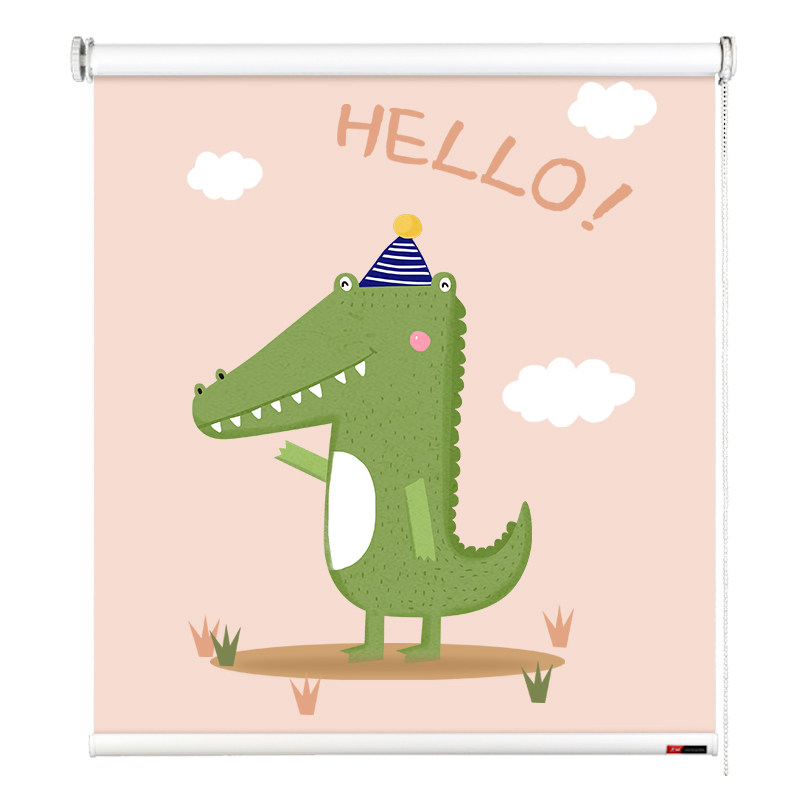 卷帘印花贵品卡通窗帘儿童卧室遮光升降婴儿卷帘
