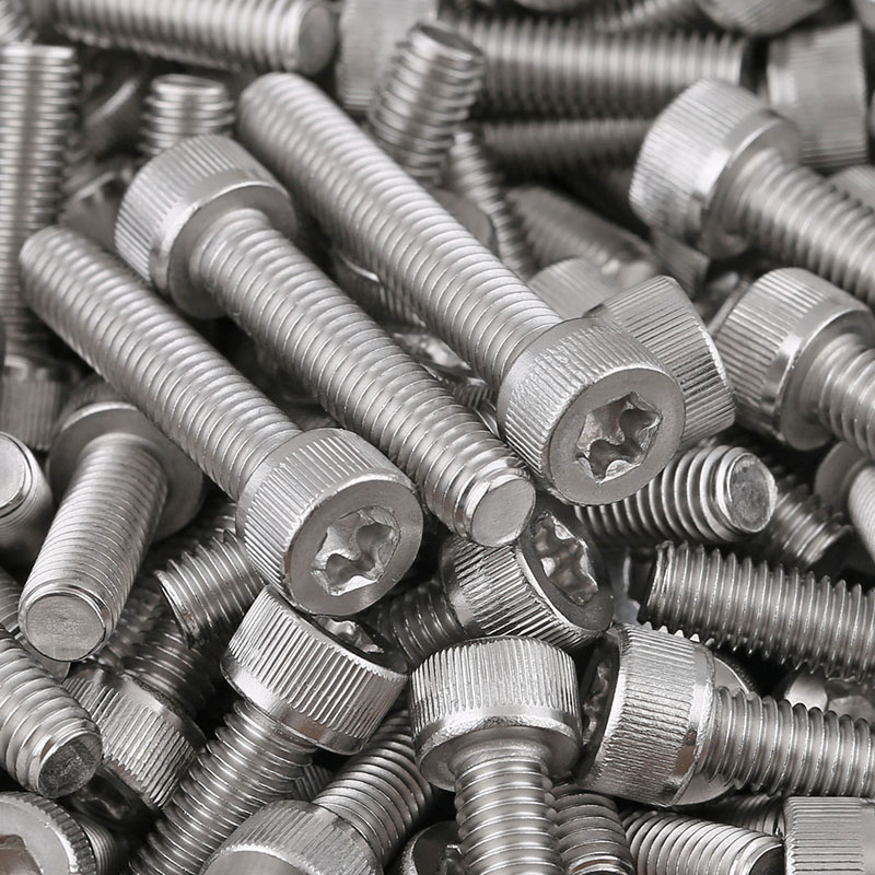 不锈钢杯头梅花螺钉m3m4m55-30国标圆柱柱头防拆螺钉