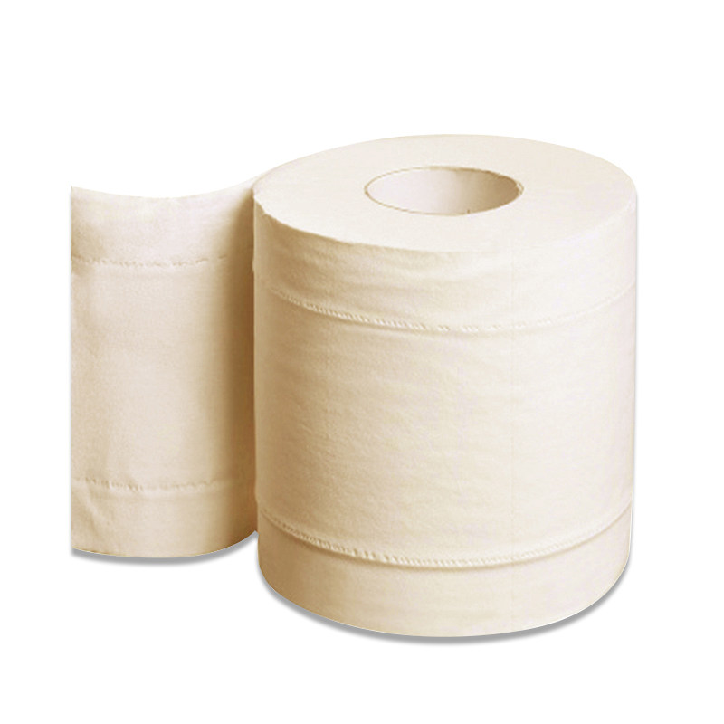 洁柔原木卷纸本色4层卫生纸家用实惠空心卷筒卷筒纸