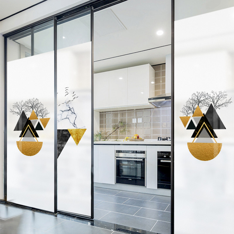 玻璃贴纸透光不透不透明明窗家用客厅浴室卫生间瓷砖