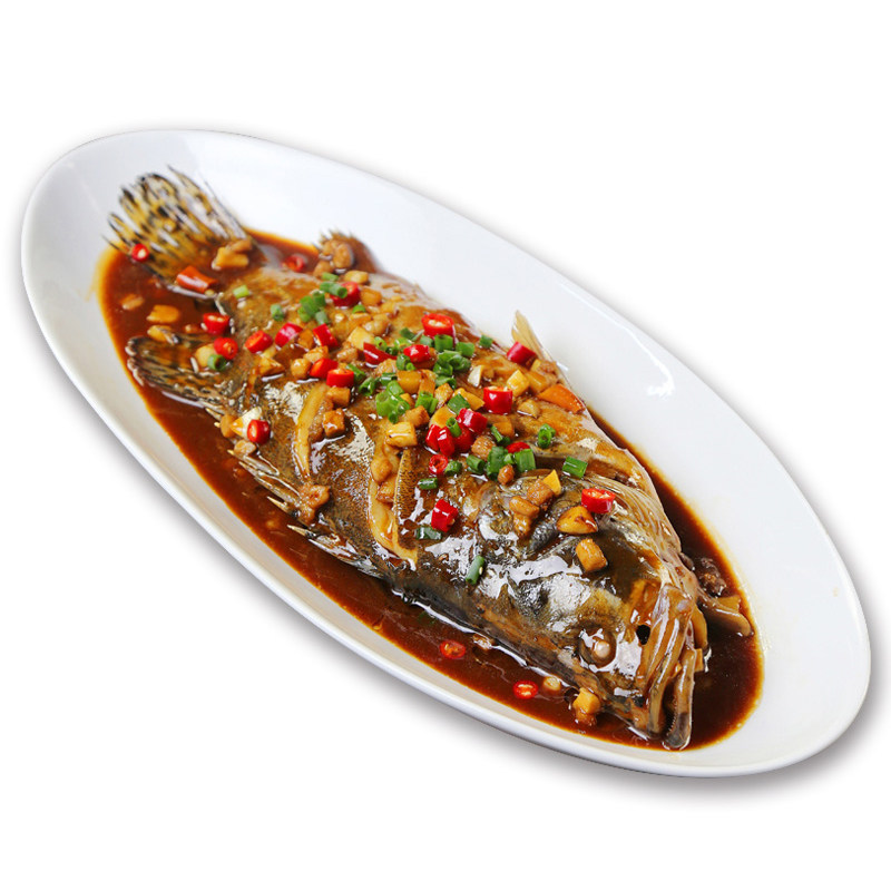 正宗徽张臭鳜鱼含料包安徽特产黄山臭桂鱼1.1-1.2斤腌制净膛鲑鱼