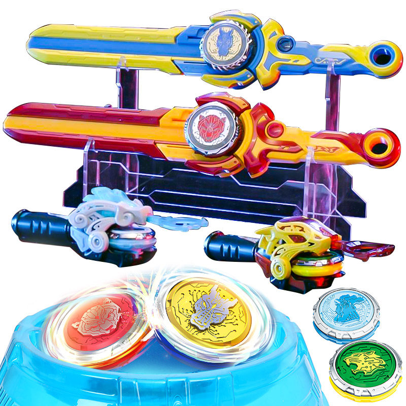 飓风战魂坨螺圣剑爆旋发光王发光6剑战斗男孩奥迪双钻陀螺