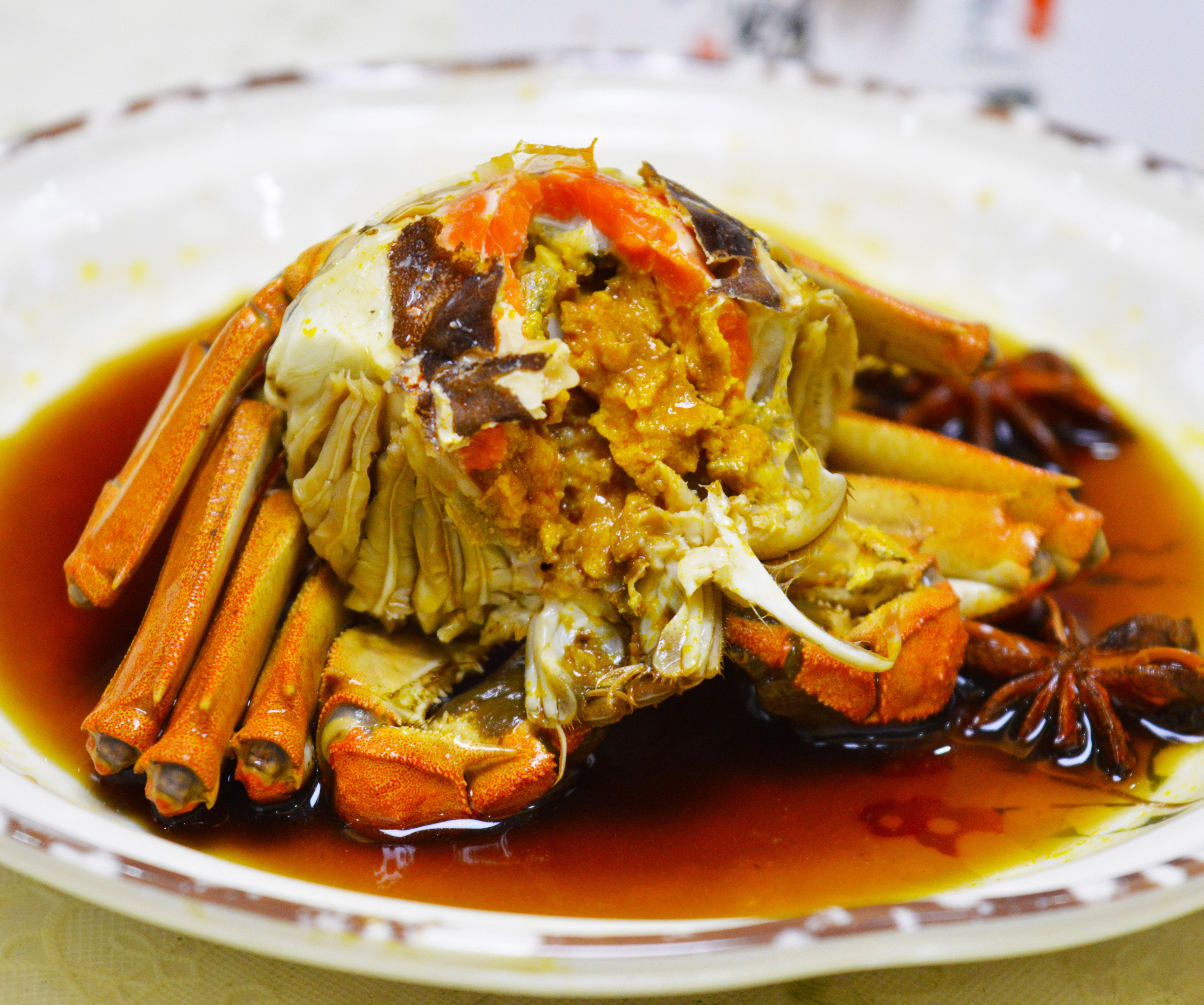 巨无霸花雕熟醉5两6两4只全母即食螃蟹熟食蟹类制品