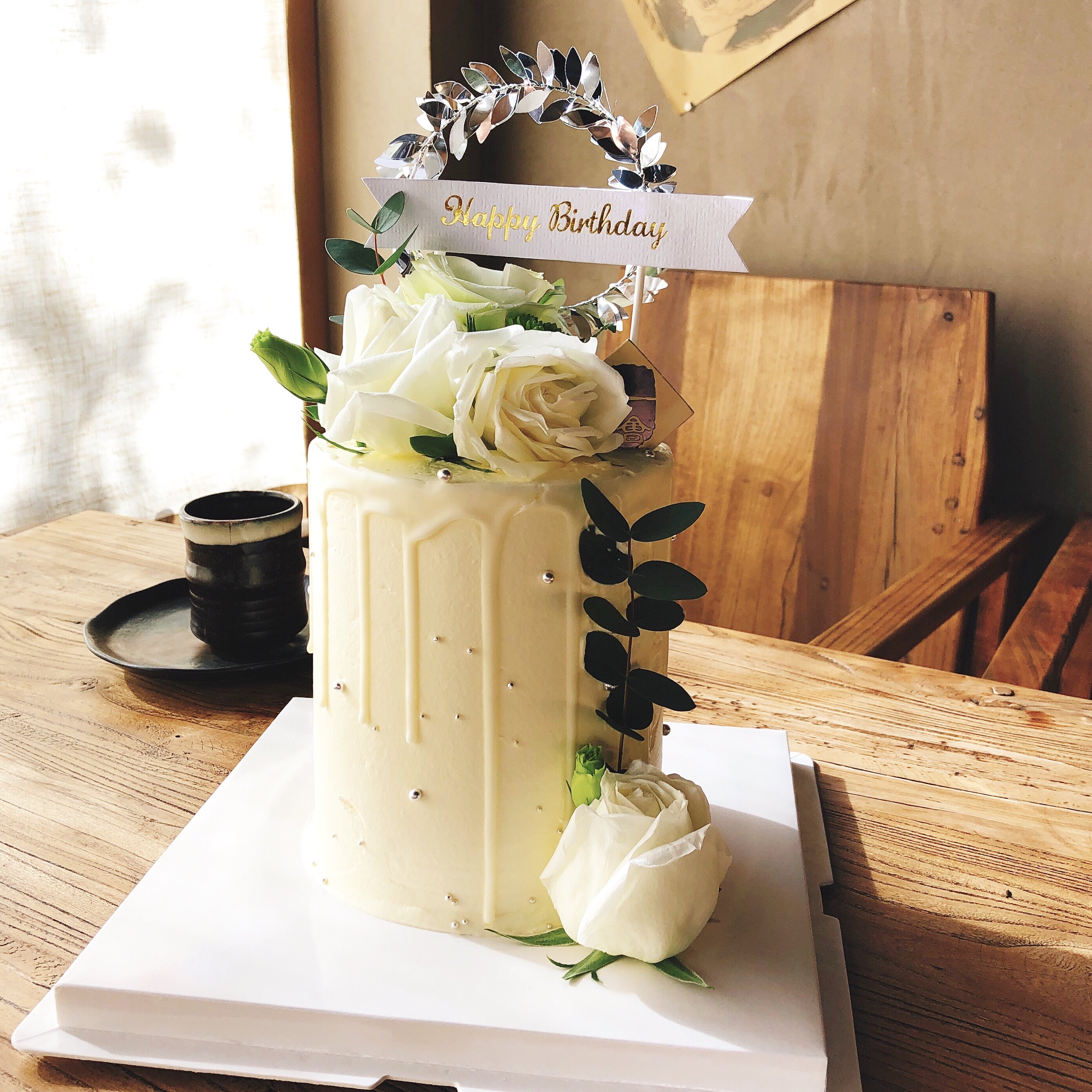 一期一会ins网红动物奶油 鲜花生日蛋糕抖音红书 北京同城派送