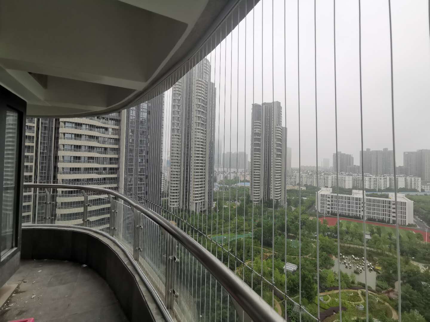 防盗阳台隐形武汉防护网防护栏网护报警器防盗窗