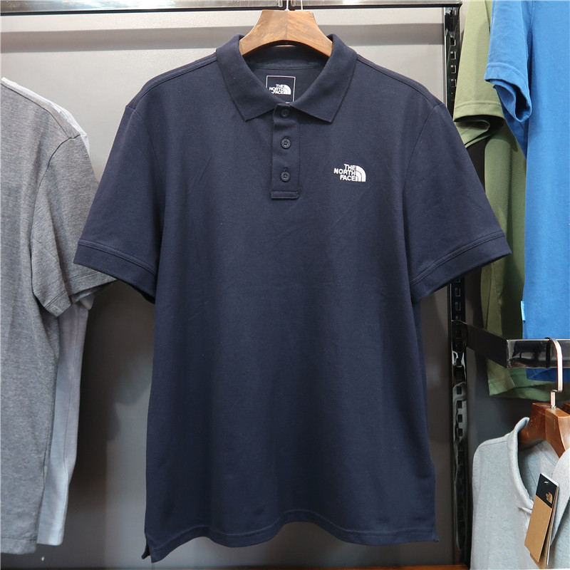 2022春夏新款北面正品男户外舒适透气短袖POLO衫 5B1O|NF0A5B1O
