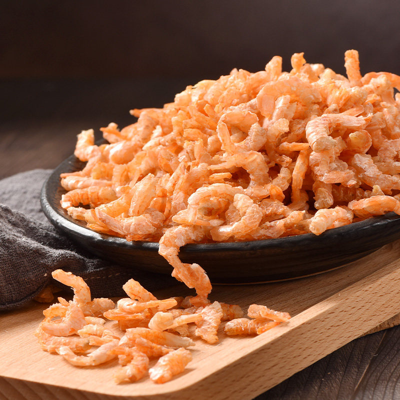 野生无盐金钩海米500g新货淡干小虾米虾仁虾皮虾皮