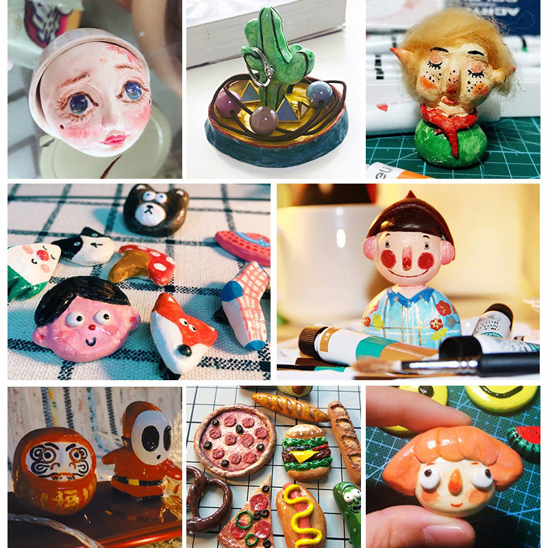 粘土ladoll材料工具手办包手办石粉石塑冰箱黏土模型制作工具