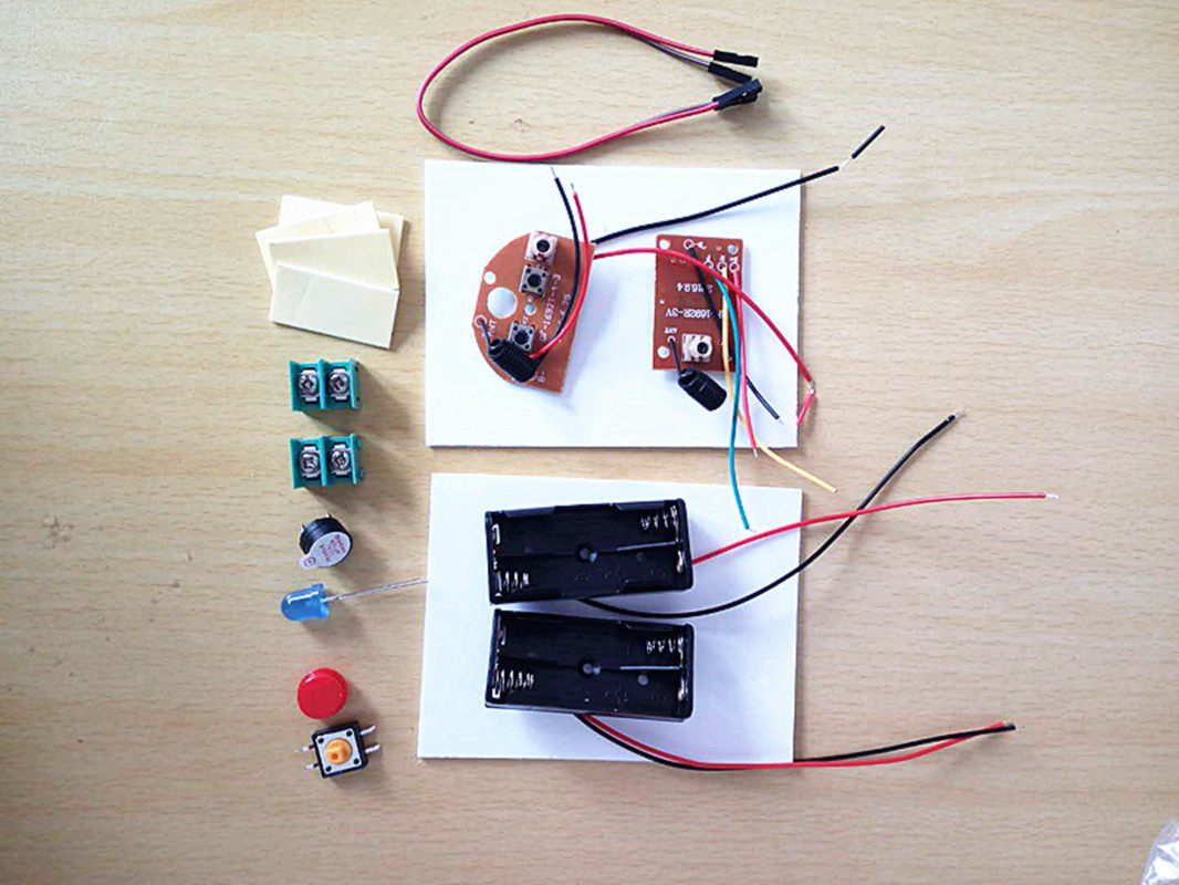 制作简易无线电发报机diy玩具电子电子制莫尔尔斯科学实验