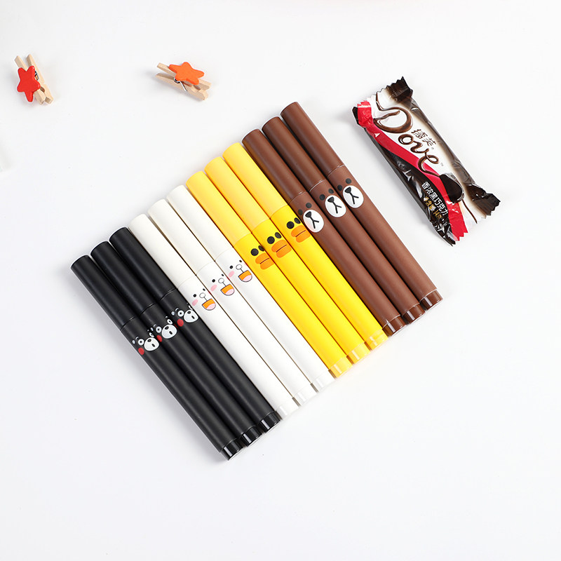 创意网红熊本熊中性笔日韩文具水性学生考试碳素中性笔