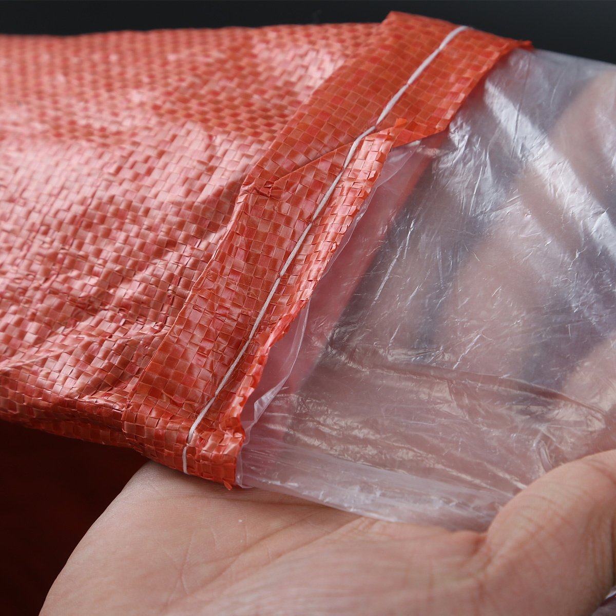 编织袋防水全新双层加内编织袋内内膜防潮蛇皮包裹袋